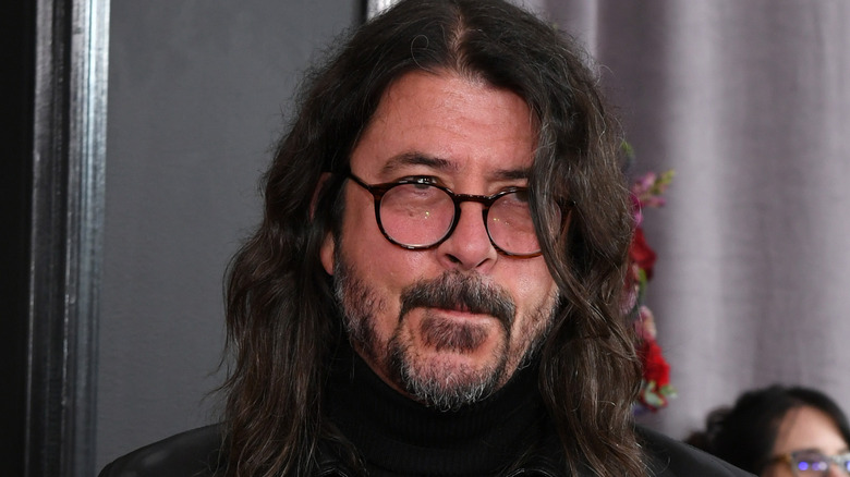 dave grohl long hair glasses beard